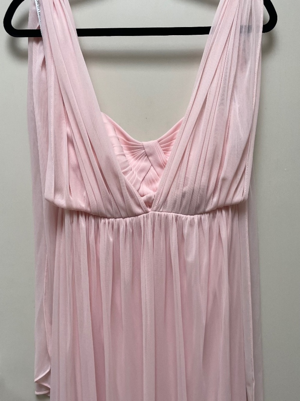 David’s Bridal Light Pink Versa Dress